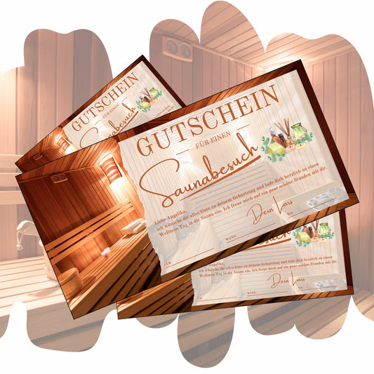 Gutschein - Sauna Wellness Spa Wochenende Geschenkgutschein - eCARD4you