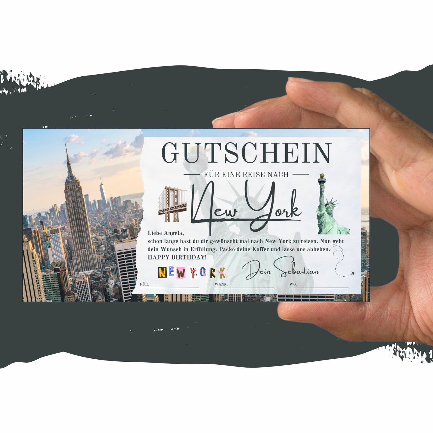 Gutschein - Städtetrip New York USA Reisegutschein - eCARD4you