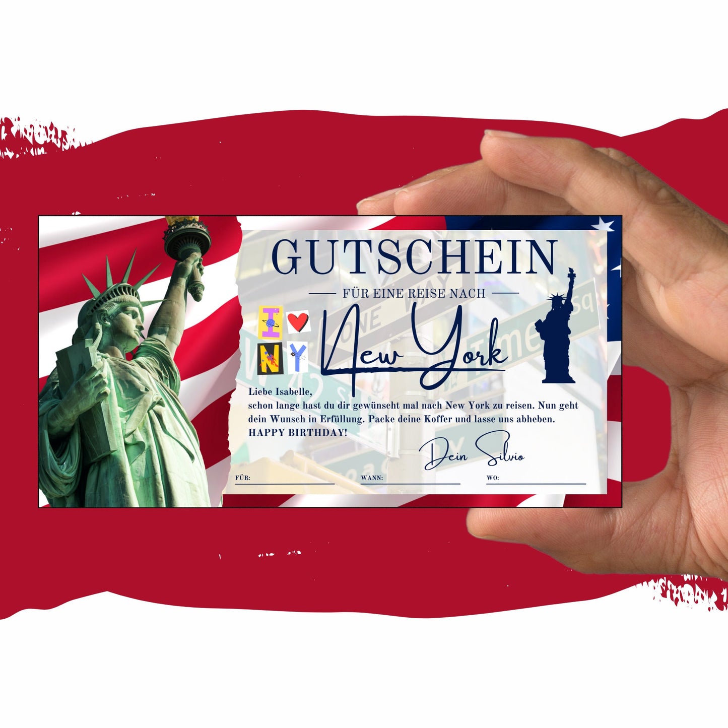 Gutschein - Städtetrip New York USA Reisegutschein - eCARD4you