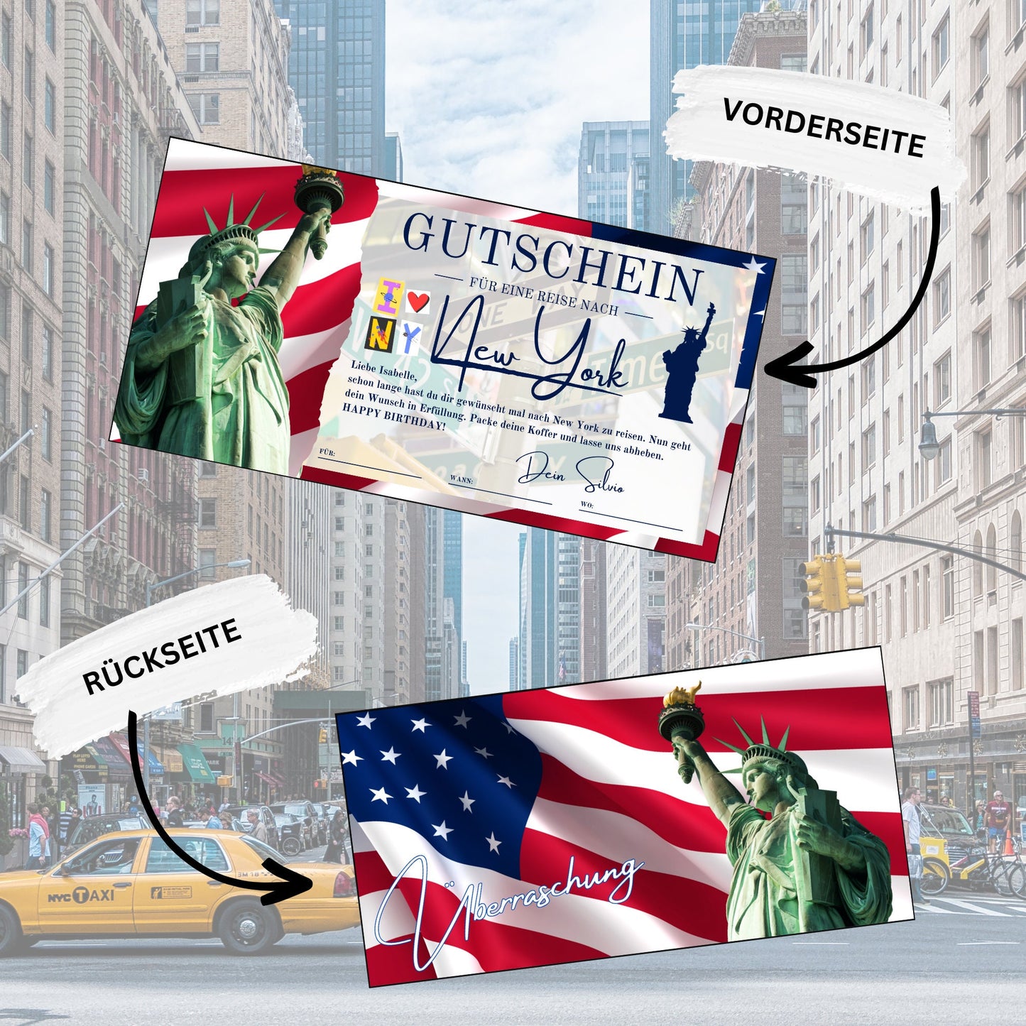 Gutschein - Städtetrip New York USA Reisegutschein - eCARD4you