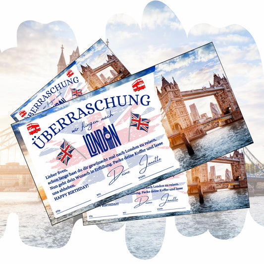 Gutschein - Städtetrip London Reisegutschein - eCARD4you