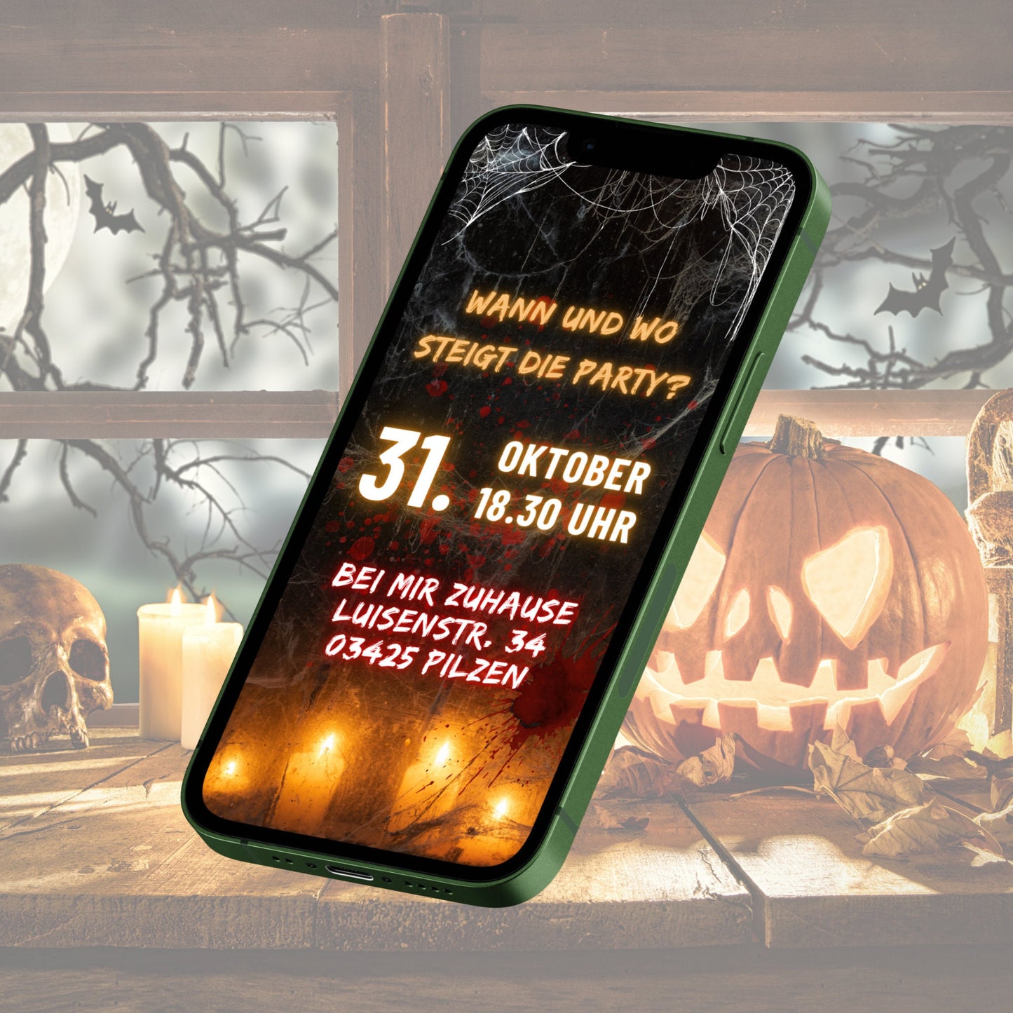 eCARD - Animierte Halloween Einladungskarte - eCARD4you