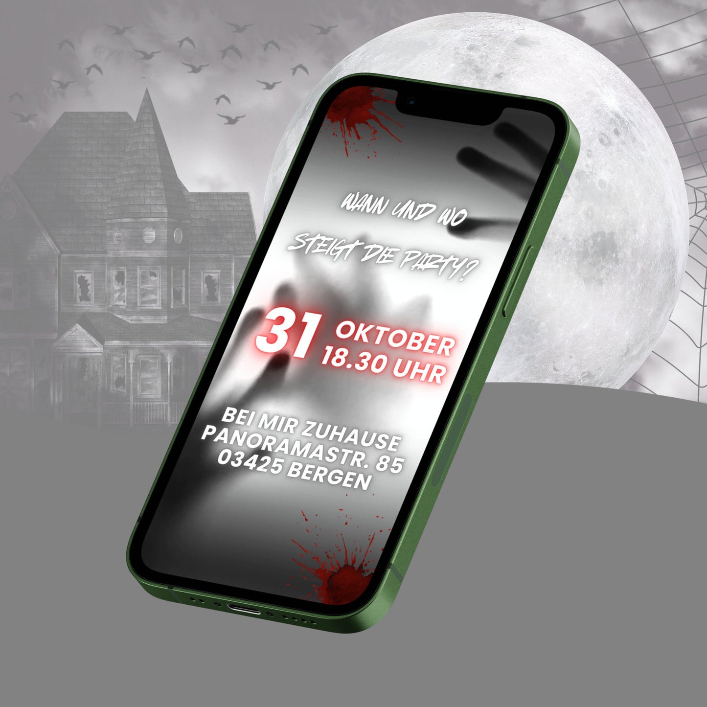 eCARD - Animierte Halloween Einladungskarte - eCARD4you
