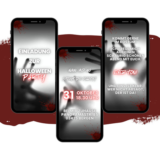 eCARD - Animierte Halloween Einladungskarte - eCARD4you