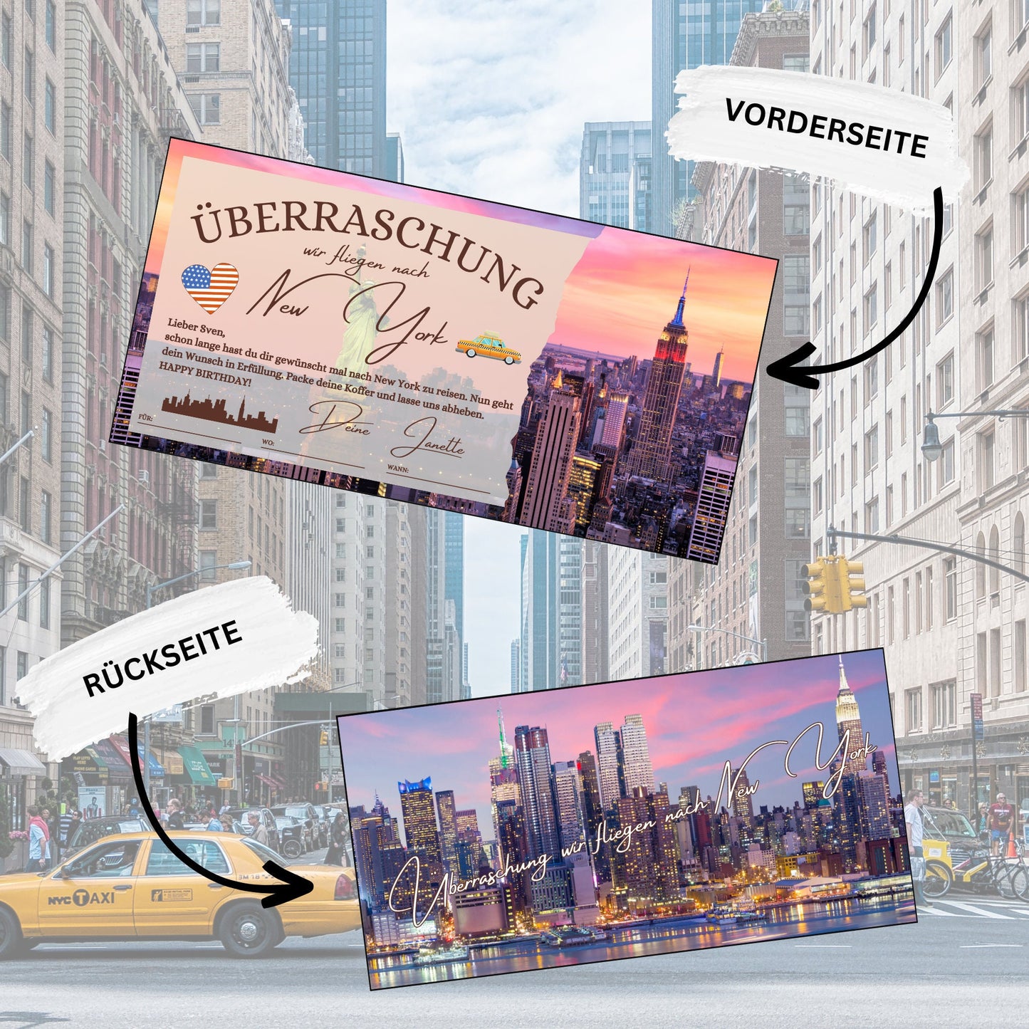Gutschein - Städtetrip New York USA Reisegutschein - eCARD4you