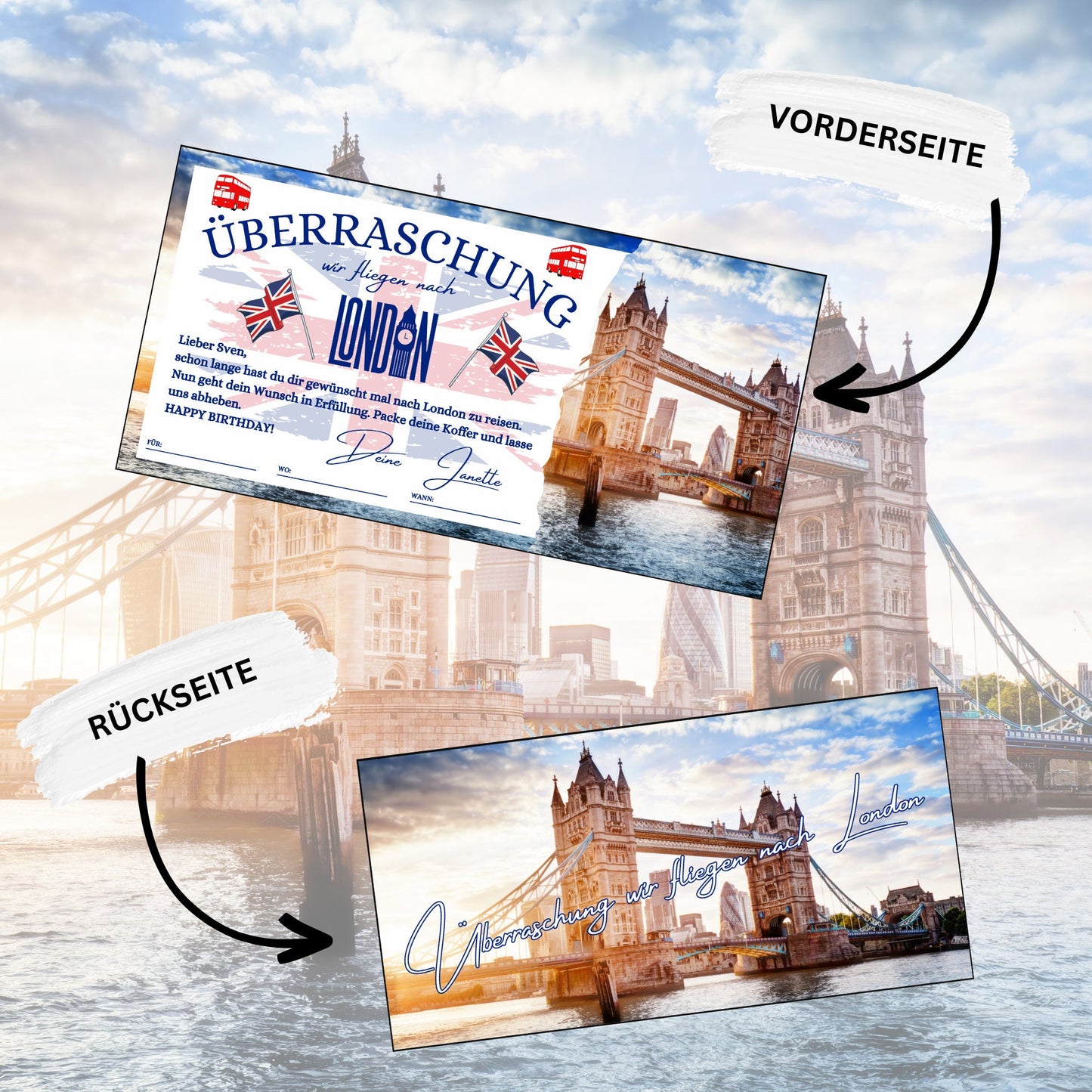 Gutschein - Städtetrip London Reisegutschein - eCARD4you