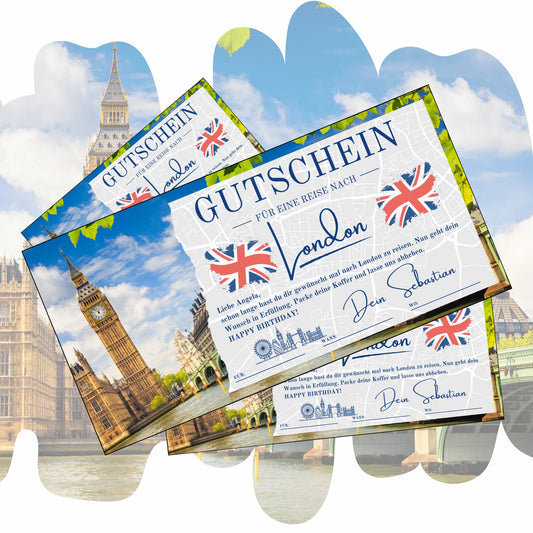 Gutschein - Städtetrip London Reisegutschein - eCARD4you