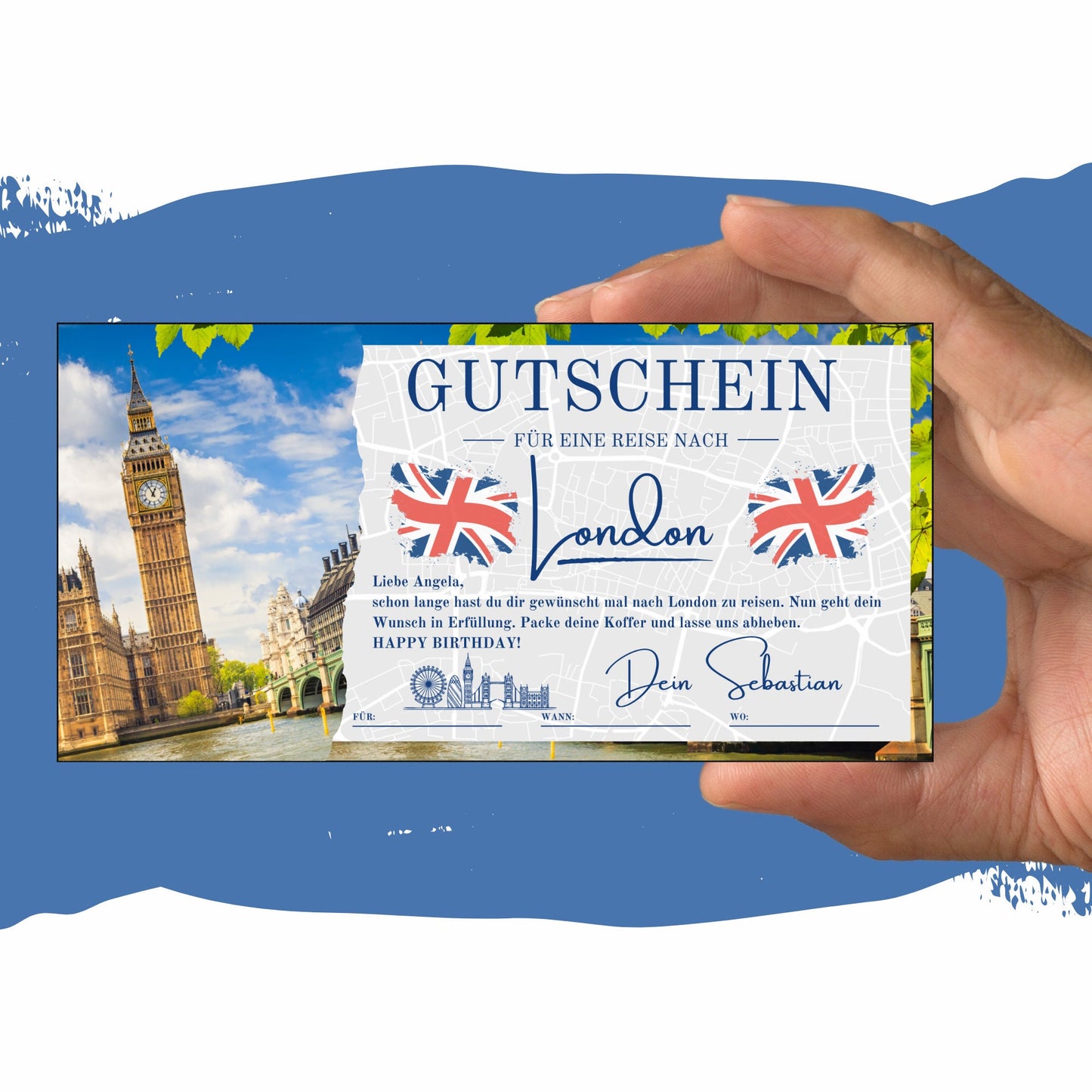 Gutschein - Städtetrip London Reisegutschein - eCARD4you