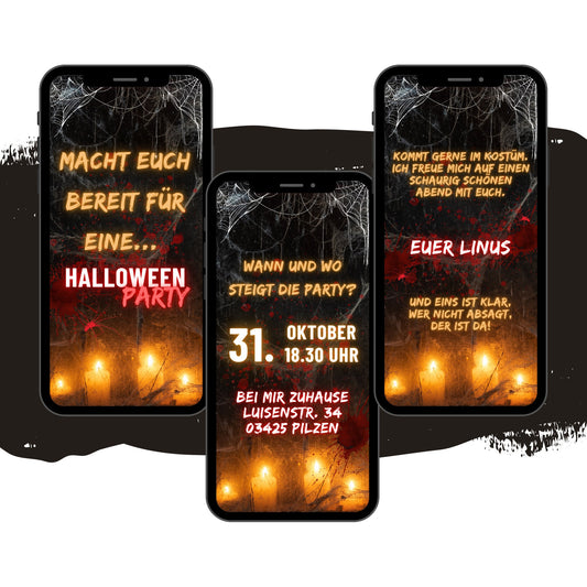 eCARD - Animierte Halloween Einladungskarte - eCARD4you