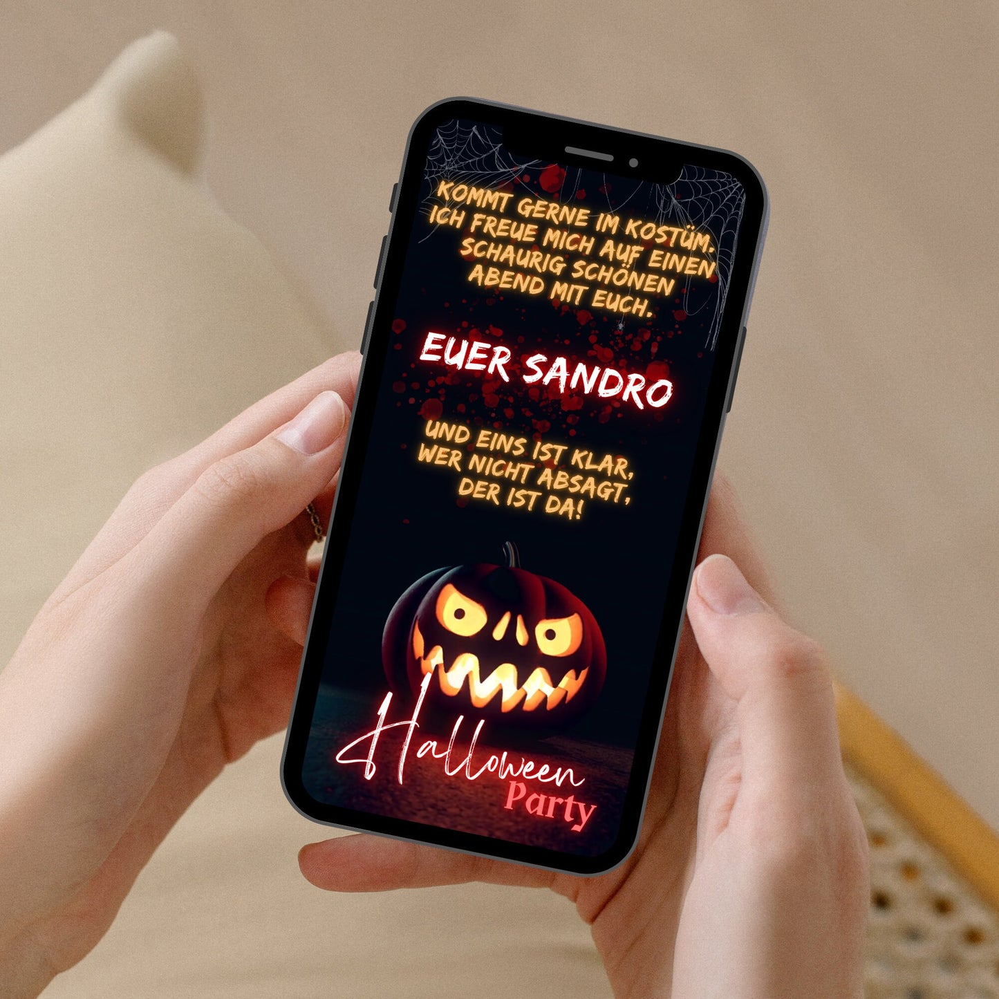 eCARD - Animierte Halloween Einladungskarte - eCARD4you