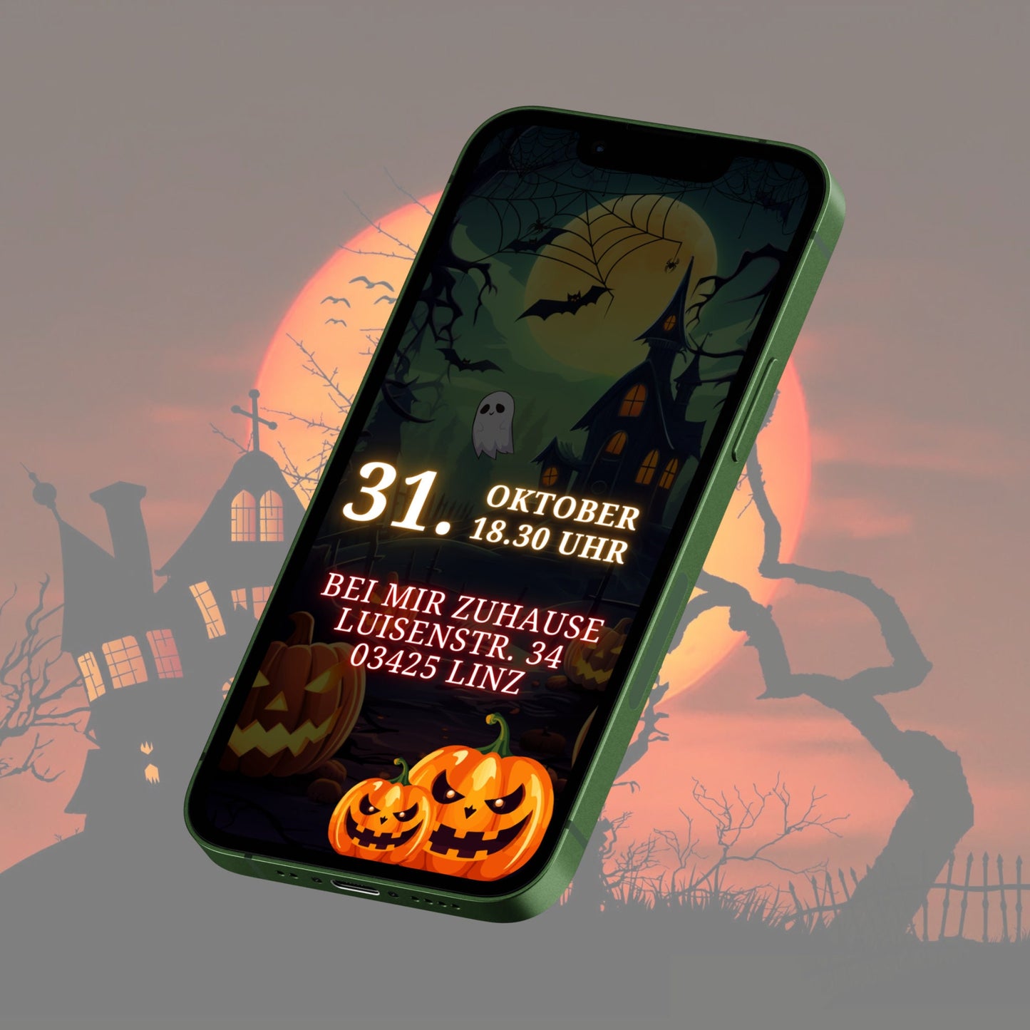 eCARD - Animierte Halloween Einladungskarte - eCARD4you