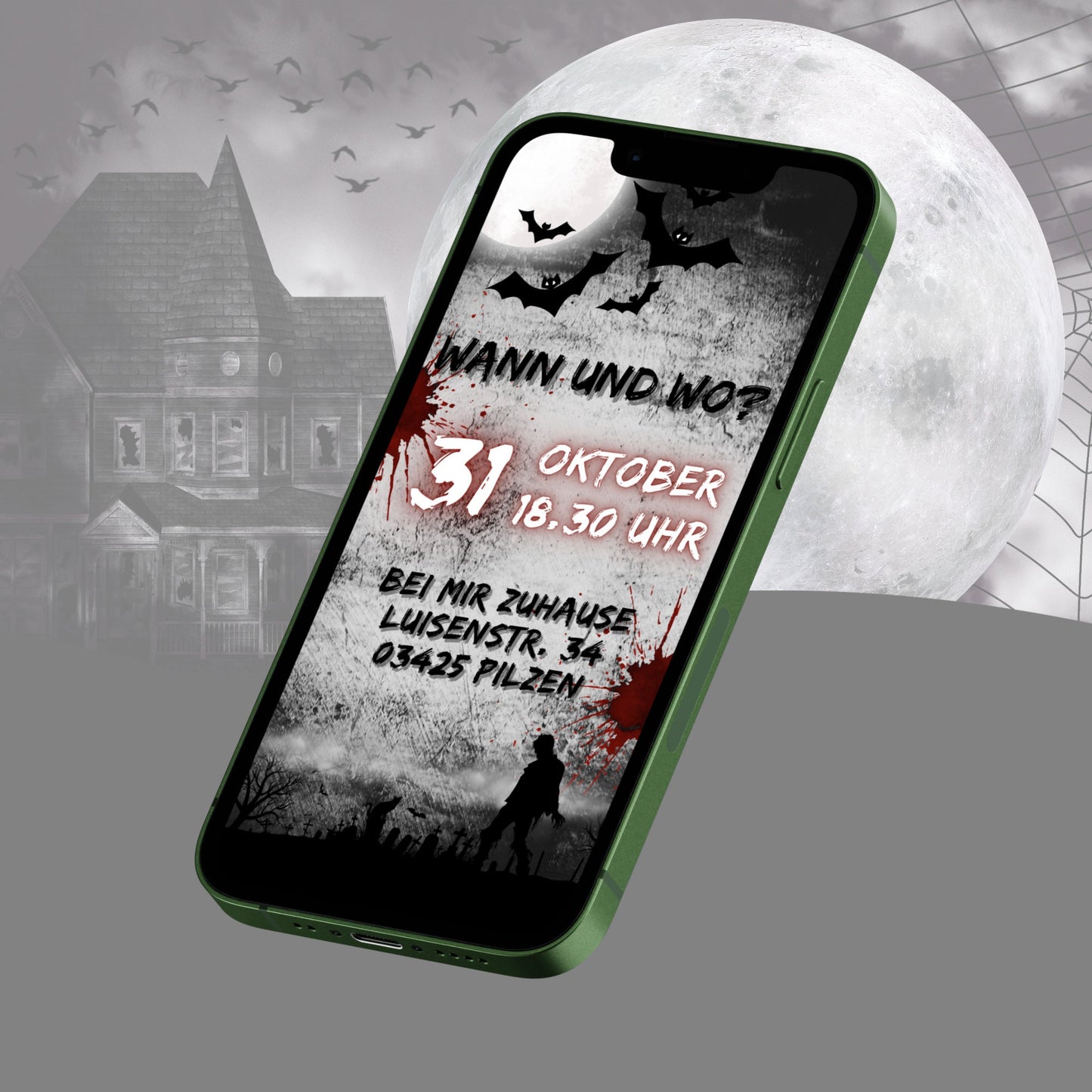 eCARD - Animierte Halloween Einladungskarte - eCARD4you