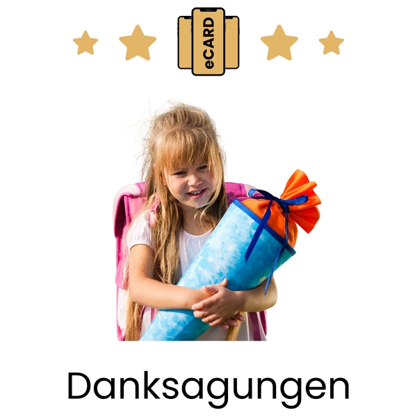 eCARD Danksagungen zum Thema Einschulung - eCARD4you