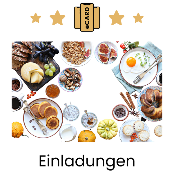 eCARD Einladungen zum Thema Brunch - eCARD4you