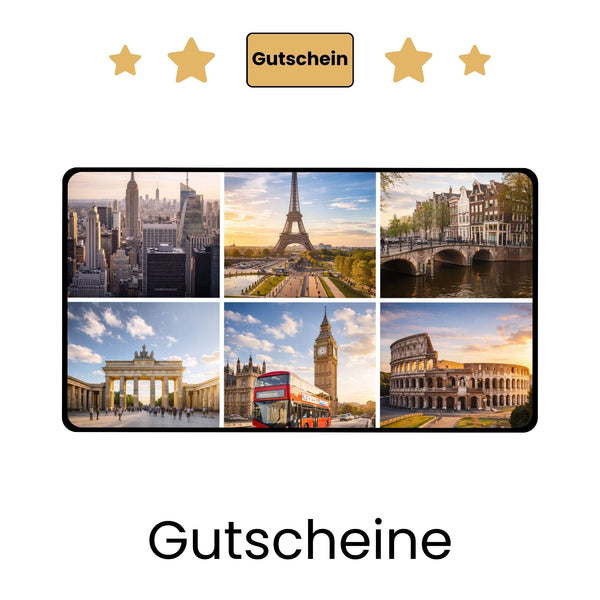 Gutscheine zum Thema Städtetrip - eCARD4you