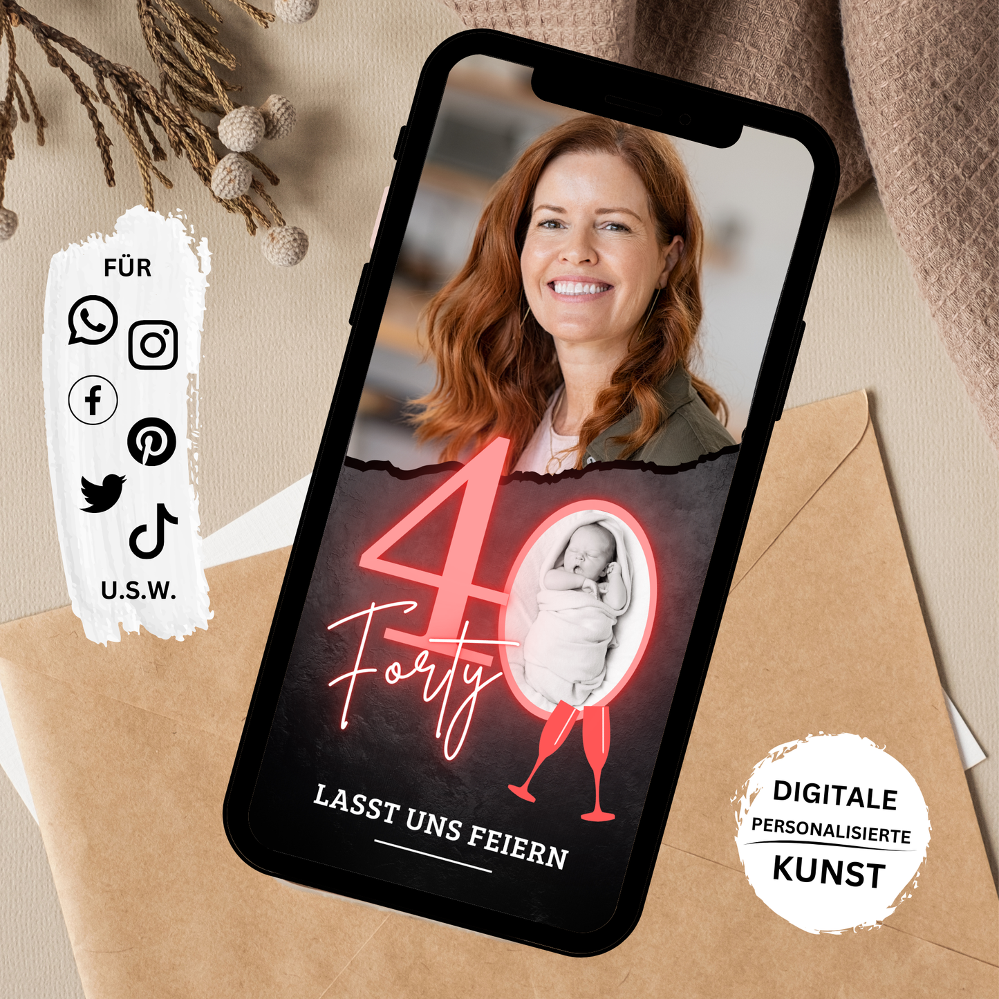 eCARD - Animierte Einladungskarte Geburtstag