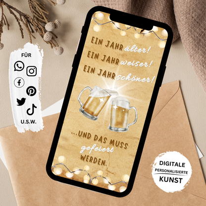 eCARD - Animierte Einladungskarte Geburtstag