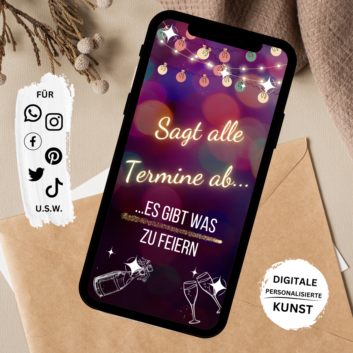 eCARD - Animierte Einladungskarte Geburtstag