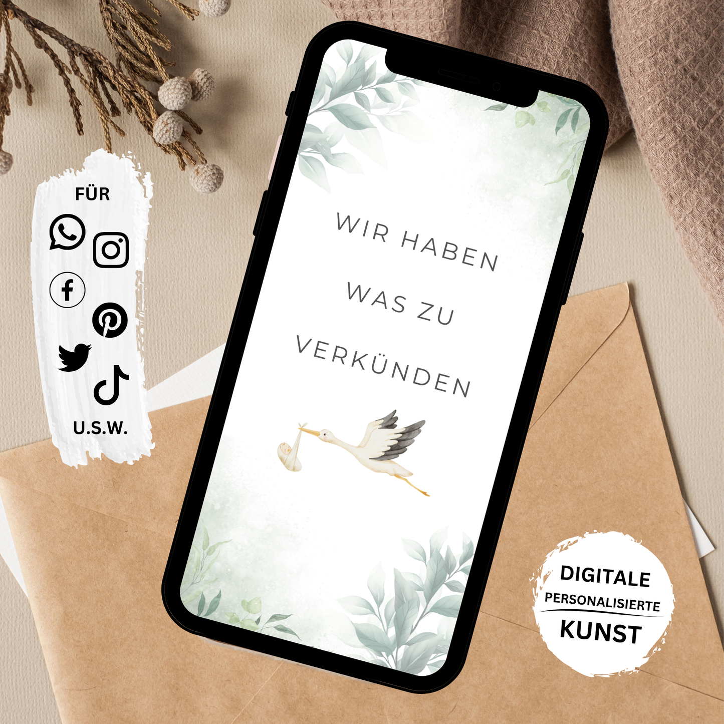 eCARD - Animierte Verkündung Geburt