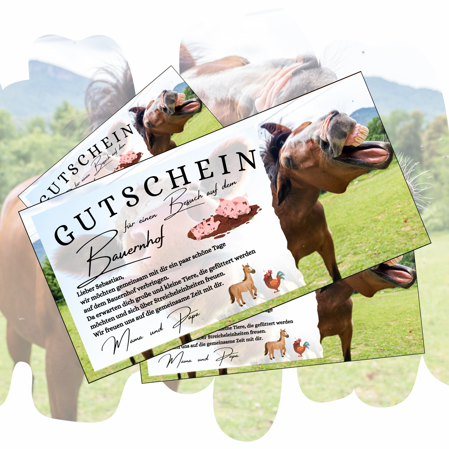 Gutschein - Urlaub Bauernhof