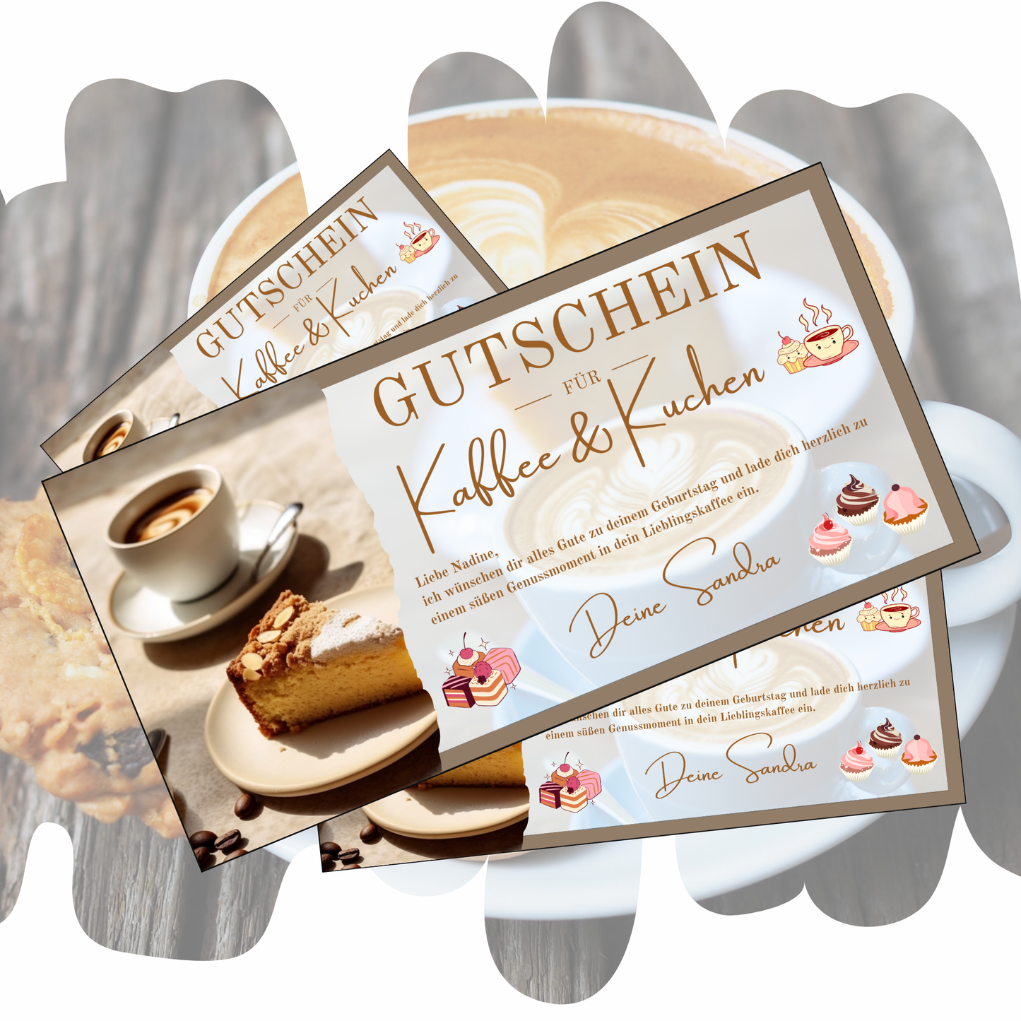 Gutschein - Kaffee und Kuchen Geschenkgutschein