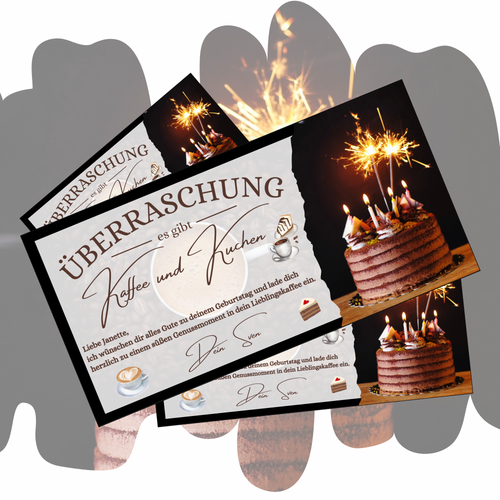 Gutschein - Kaffee und Kuchen Geschenkgutschein