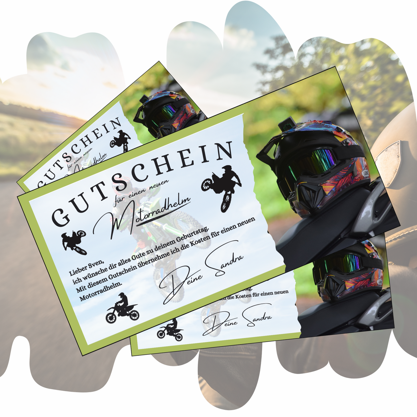 Gutschein - Motorradhelm Geschenkgutschein