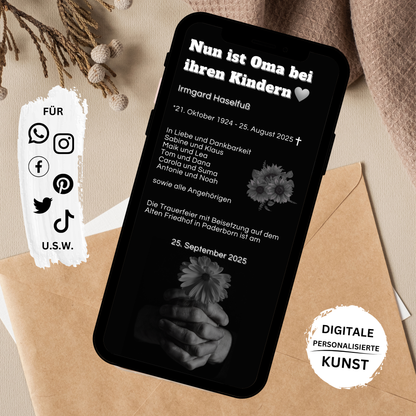 eCARD - Trauerkarte und Beileidsbekundung