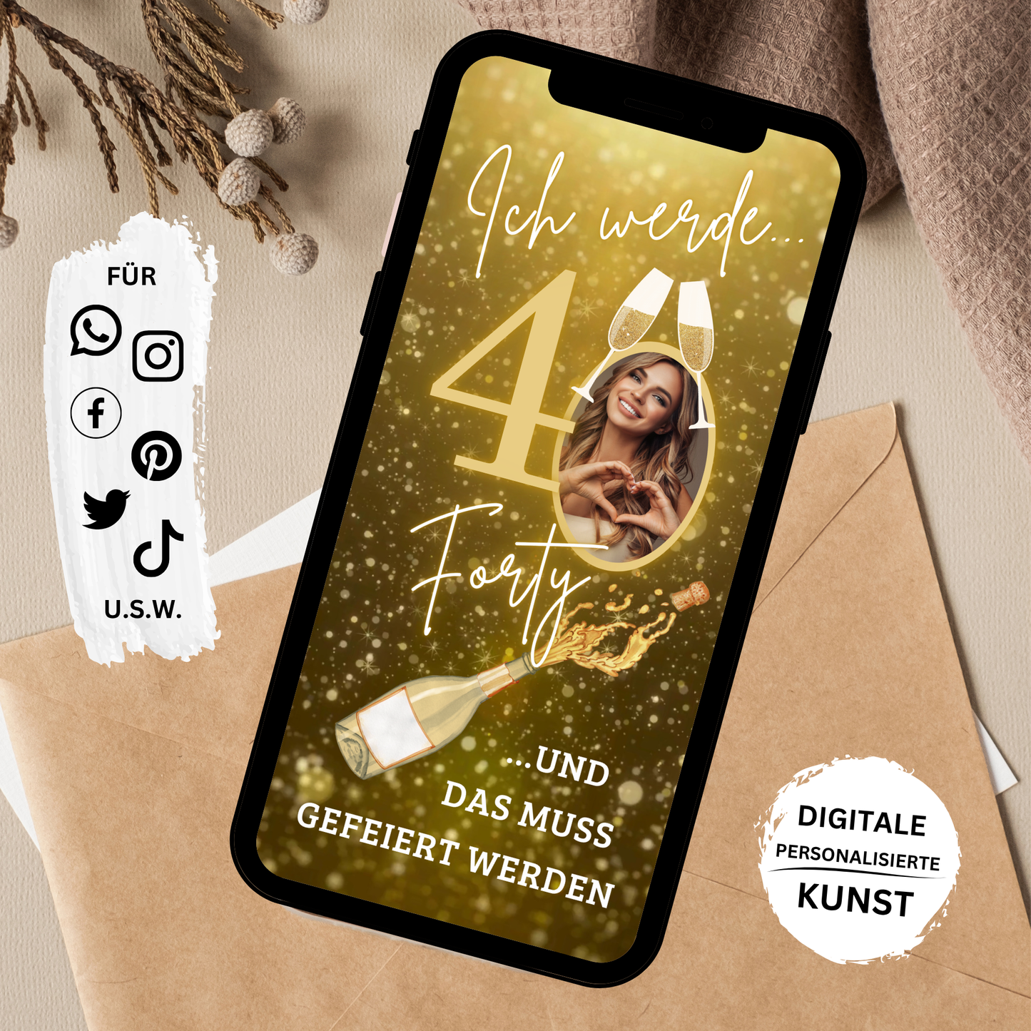 eCARD - Animierte Einladungskarte Geburtstag
