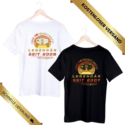 Party-T-Shirt zum 18. Geburtstag Legendär