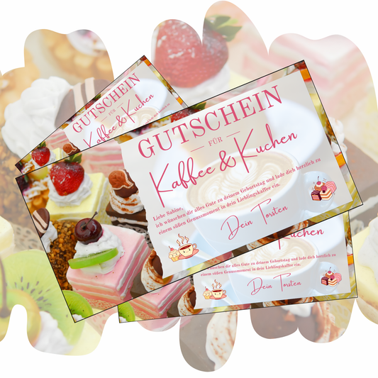 Gutschein - Kaffee und Kuchen Geschenkgutschein