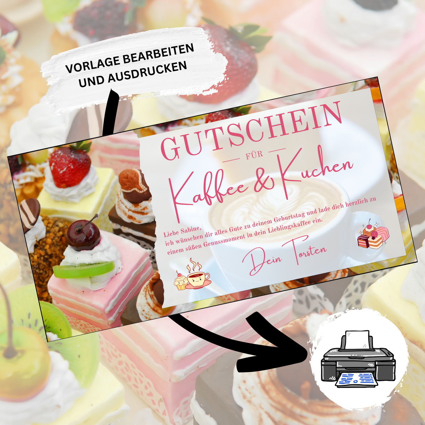 Gutschein - Kaffee und Kuchen Geschenkgutschein