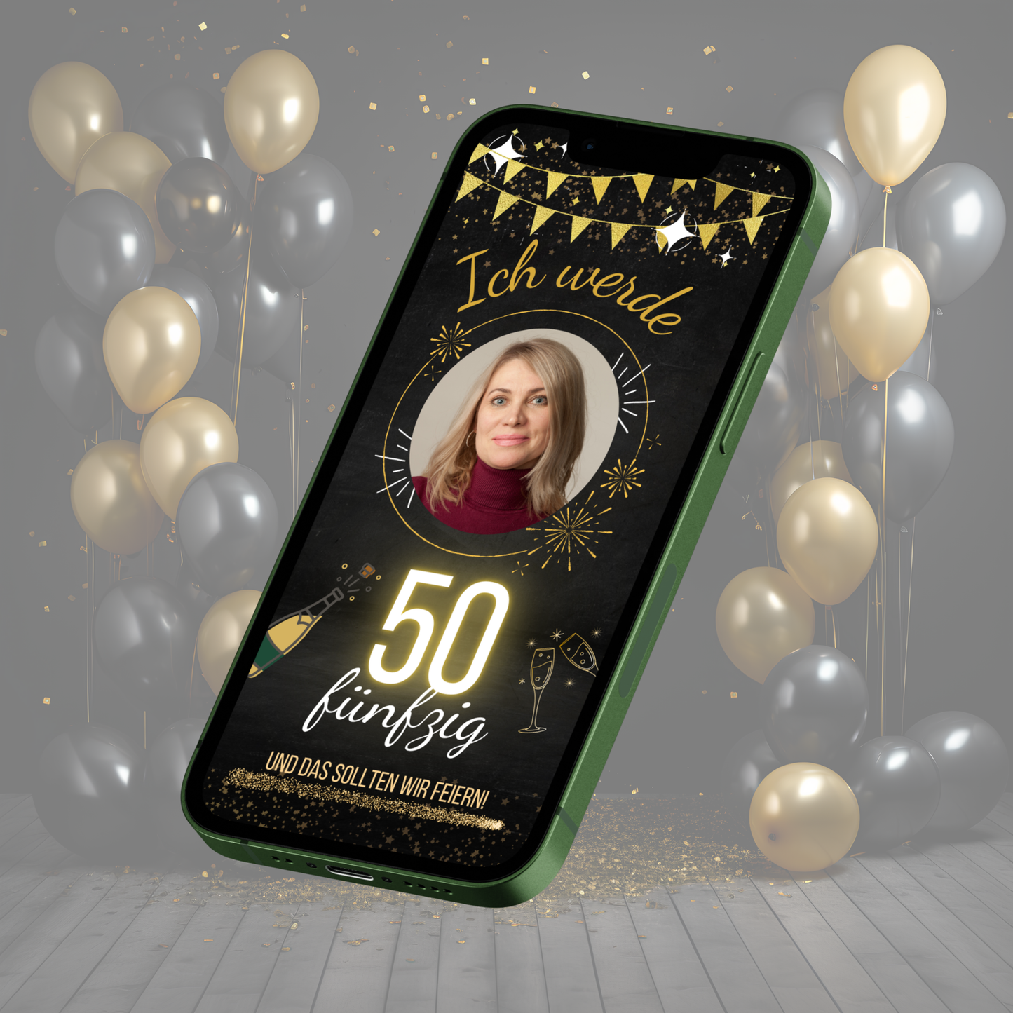 eCARD - Animierte Einladungskarte Geburtstag