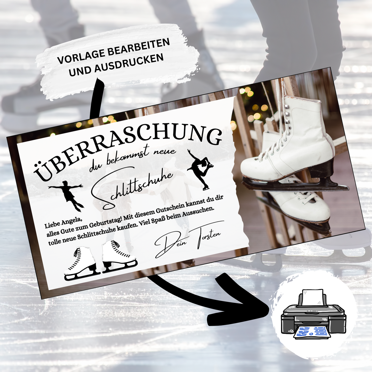 Gutschein - Schlittschuhlaufen Erlebnisgutschein