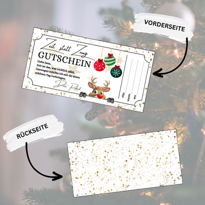 Gutschein - Gemeinsame Zeit statt Zeug als Geschenkidee