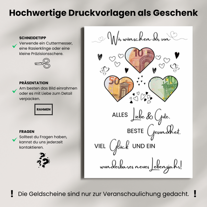 Geldgeschenk - Geschenk für den Geburtstag