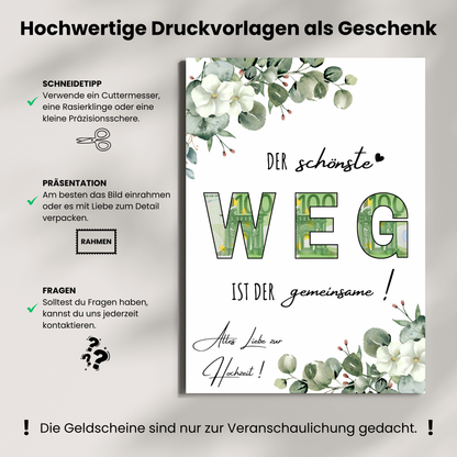 Geldgeschenk - Der schönste Weg ist der gemeinsame