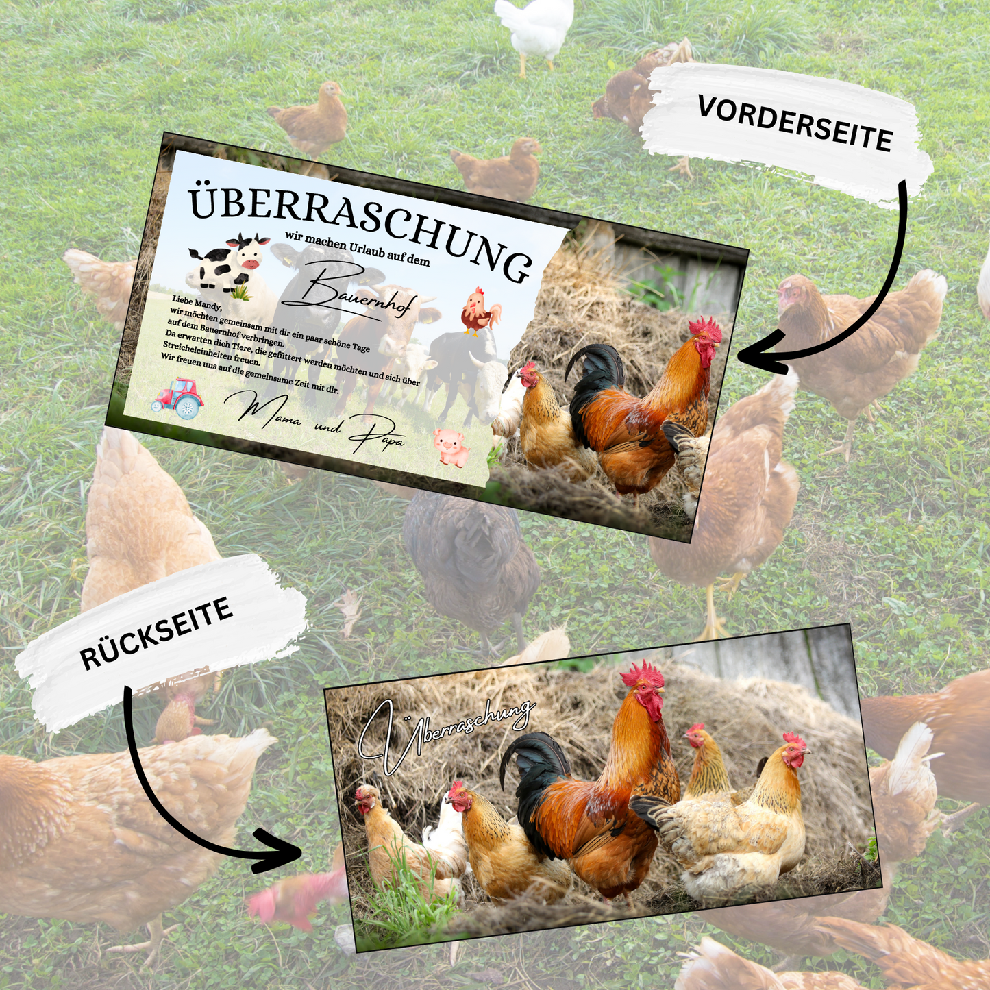 Gutschein - Urlaub Bauernhof