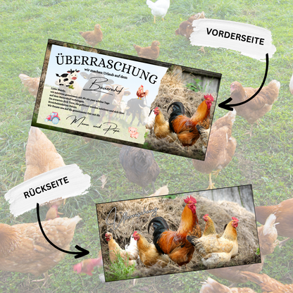 Gutschein - Urlaub Bauernhof