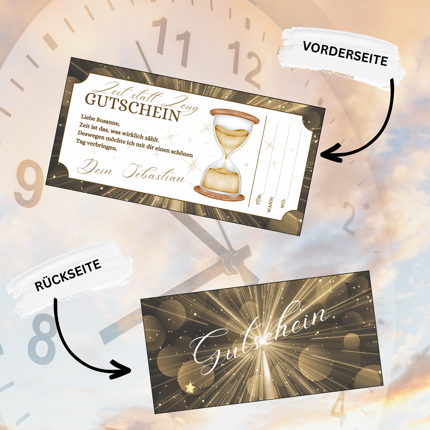 Gutschein - Gemeinsame Zeit statt Zeug als Geschenkidee