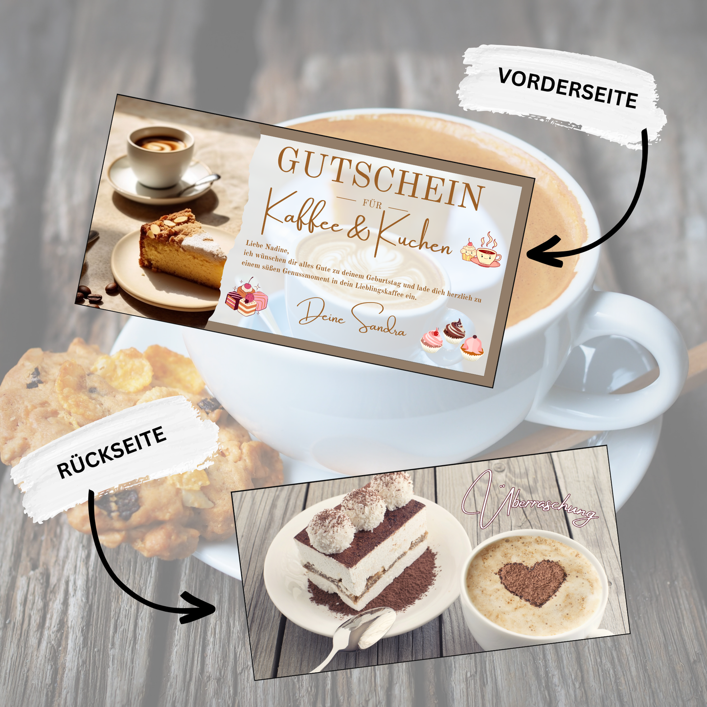 Gutschein - Kaffee und Kuchen Geschenkgutschein