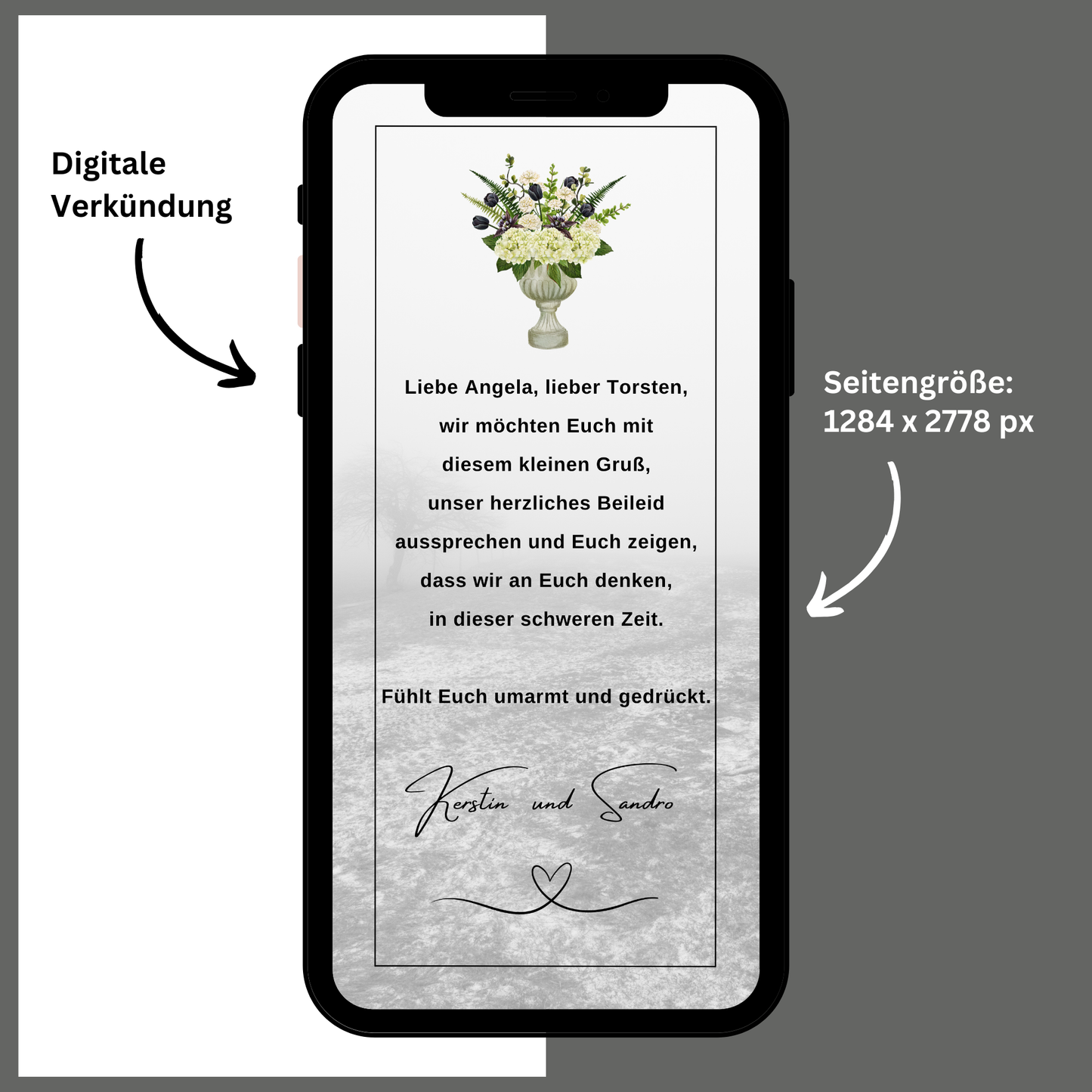 eCARD - Beileidsbekundung und Trauerkarte