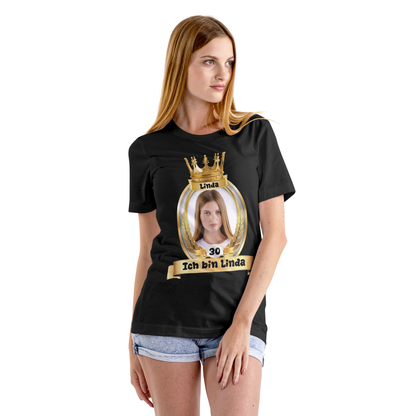 Party-T-Shirt zum 18. Geburtstag Krone