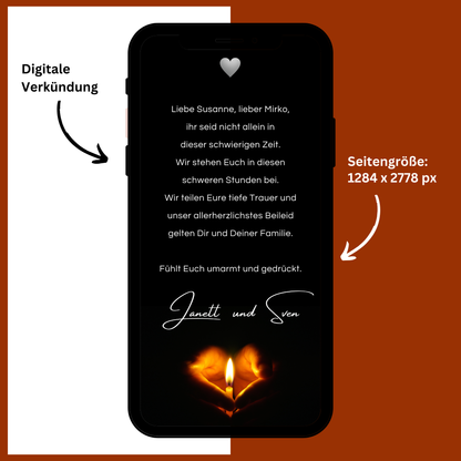 eCARD - Beileidsbekundung und Trauerkarte