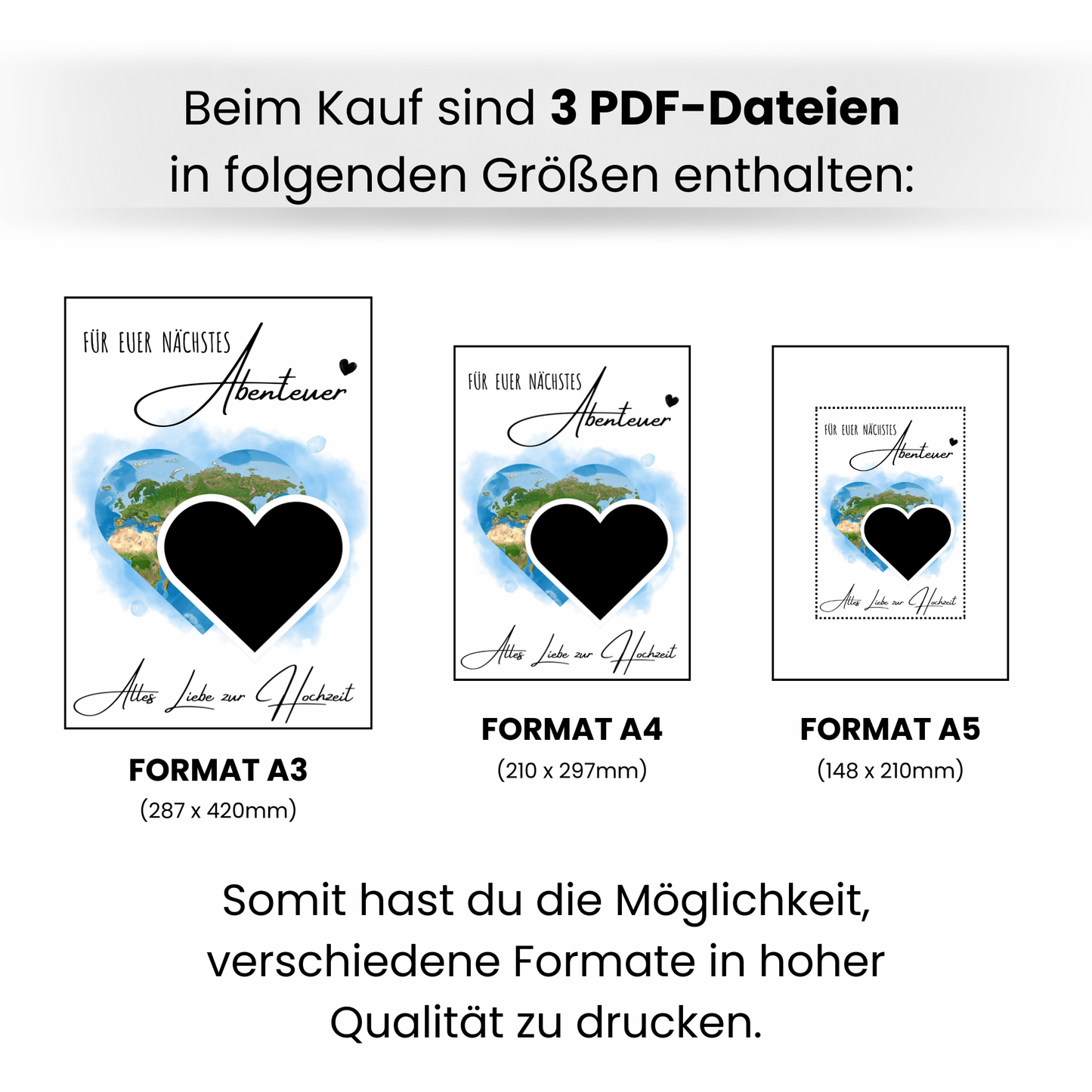 Geldgeschenk - Hochzeitsgeschenk für das nächste Abenteuer