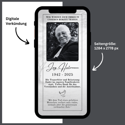 eCARD - Trauerkarte und Beileidsbekundung