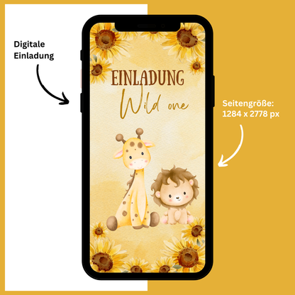 eCARD - Animierte Kindergeburtstags Party Einladungskarte