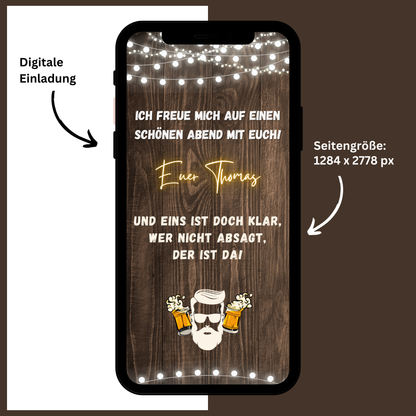 eCARD - Animierte Einladungskarte Geburtstag
