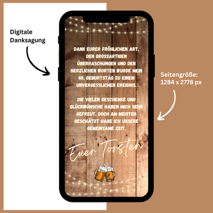 eCARD - Danksagung Geburtstag Jugendweihe