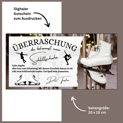 Gutschein - Schlittschuhlaufen Erlebnisgutschein